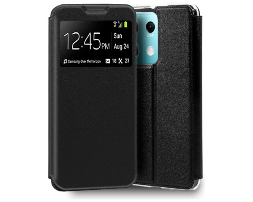 Funda COOL Flip Cover para Xiaomi Redmi Note 13 5G Liso Negro