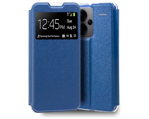 Funda COOL Flip Cover para Xiaomi Redmi Note 13 Pro Plus 5G Liso Azul