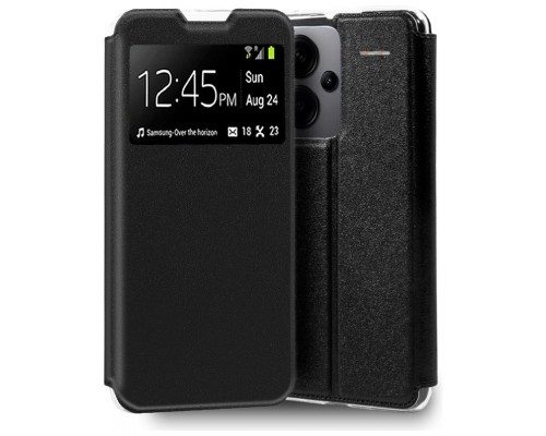 Funda COOL Flip Cover para Xiaomi Redmi Note 13 Pro Plus 5G Liso Negro