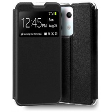 Funda COOL Flip Cover para Xiaomi Redmi Note 13 Pro 5G / Poco X6 5G Liso Negro