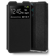Funda COOL Flip Cover para ZTE Blade A34 Liso Negro