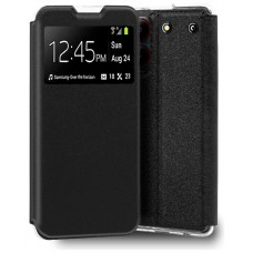Funda COOL Flip Cover para ZTE Blade A54 Liso Negro