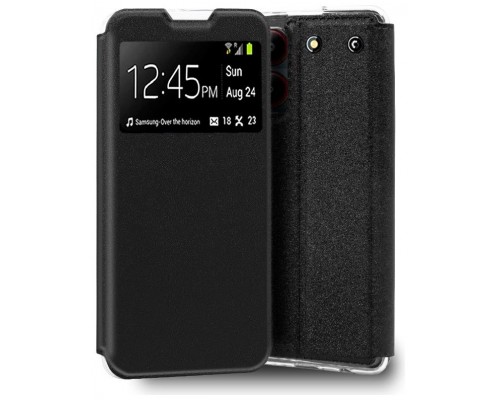 Funda COOL Flip Cover para ZTE Blade A54 Liso Negro