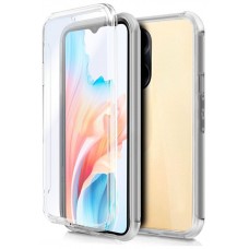 Funda COOL Silicona 3D para Oppo A18 / A38 (Transparente Frontal + Trasera)