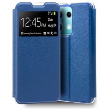 Funda COOL Flip Cover para Xiaomi Redmi Note 13 5G Liso Azul