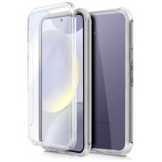 Funda COOL Silicona 3D para Samsung S921 Galaxy S24 / S25 (Transparente Frontal + Trasera)