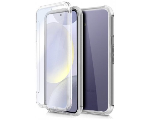 Funda COOL Silicona 3D para Samsung S921 Galaxy S24 / S25 (Transparente Frontal + Trasera)