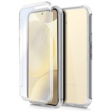 Funda COOL Silicona 3D para Samsung S926 Galaxy S24 Plus / S25 Plus (Transparente Frontal + Trasera)