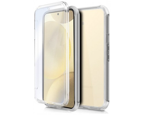 Funda COOL Silicona 3D para Samsung S926 Galaxy S24 Plus / S25 Plus (Transparente Frontal + Trasera)