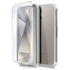 Funda COOL Silicona 3D para Samsung S928 Galaxy S24 Ultra (Transparente Frontal + Trasera)