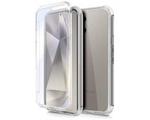 Funda COOL Silicona 3D para Samsung S928 Galaxy S24 Ultra (Transparente Frontal + Trasera)