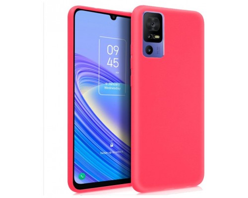 Funda COOL Silicona para TCL 40 SE (Rosa)