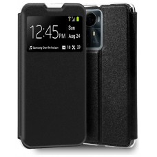 Funda COOL Flip Cover para ZTE Blade A72s Liso Negro