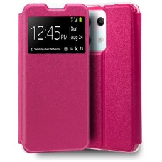 Funda COOL Flip Cover para Xiaomi Redmi Note 13 Pro 5G / Poco X6 5G Liso Rosa