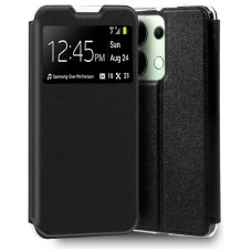 Funda COOL Flip Cover para Xiaomi Redmi Note 13 Liso Negro