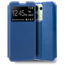 Funda COOL Flip Cover para Xiaomi Redmi Note 13 Liso Azul