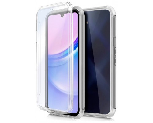 Funda COOL Silicona 3D para Samsung A155 Galaxy A15 / A15 5G / M15 5G (Transparente Frontal + Trasera)