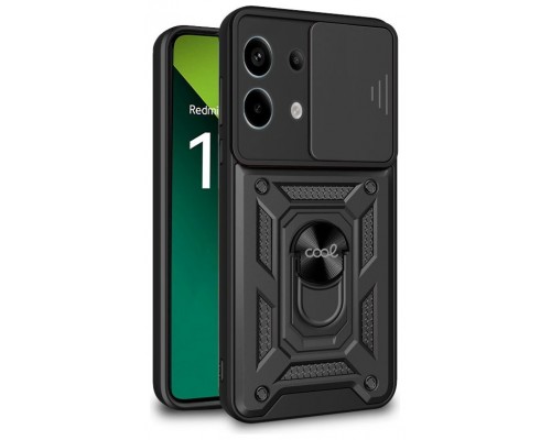 Carcasa COOL para Xiaomi Redmi Note 13 Pro 5G / Poco X6 5G Hard Ring Negro