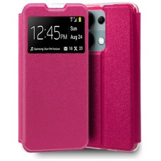 Funda COOL Flip Cover para Xiaomi Redmi Note 13 Pro / Poco M6 Pro Liso Rosa
