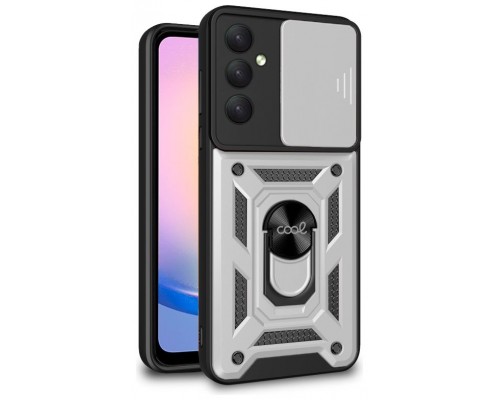 Carcasa COOL para Samsung A256 Galaxy A25 5G Hard Ring Plata