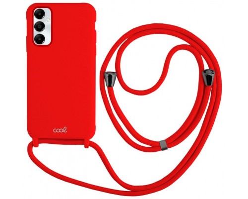 Carcasa COOL para Samsung A057 Galaxy A05s Cordón Liso Rojo