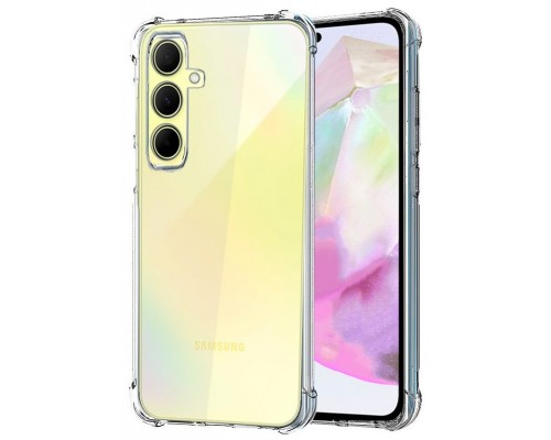 Carcasa COOL para Samsung A356 Galaxy A35 5G AntiShock Transparente