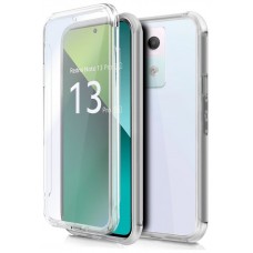 Funda COOL Silicona 3D para Xiaomi Redmi Note 13 Pro 5G / Poco X6 5G (Transparente Frontal + Trasera)