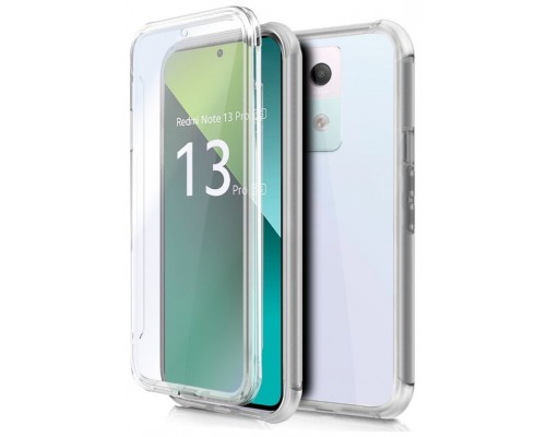 Funda COOL Silicona 3D para Xiaomi Redmi Note 13 Pro 5G / Poco X6 5G (Transparente Frontal + Trasera)