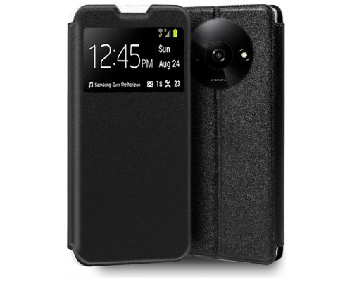 Funda COOL Flip Cover para Xiaomi Redmi A3 Liso Negro