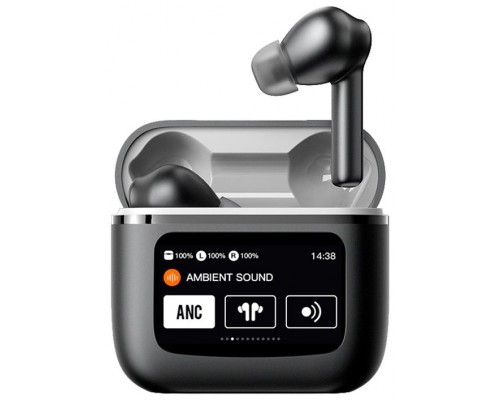 Auriculares Stereo Bluetooth Earbuds Lcd COOL Touch Negro
