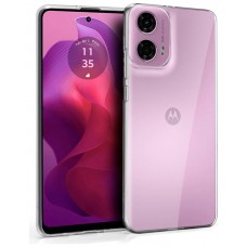 Funda COOL Silicona para Motorola Moto G04 / G24 (Transparente)