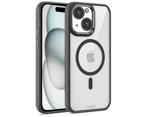 Carcasa COOL para iPhone 15 Magnética Borde Negro