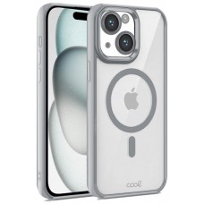 Carcasa COOL para iPhone 15 Magnética Borde Plata