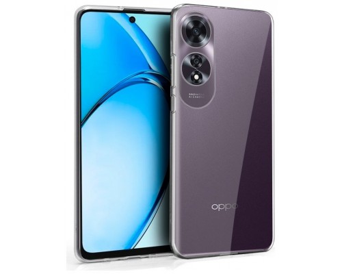 Funda COOL Silicona para Oppo A60 (Transparente)