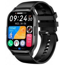 Smartwatch COOL Delta Silicona Negro (Amoled, Llamadas, Salud, Deporte)