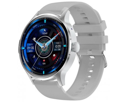 Smartwatch COOL Iris Silicona Gris (Amoled, Llamadas, Salud, Deporte)