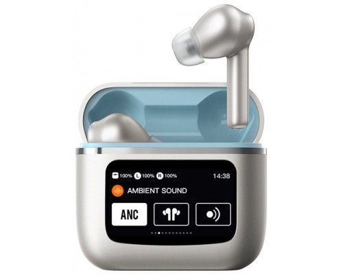 Auriculares Stereo Bluetooth Earbuds Lcd COOL Touch Gris