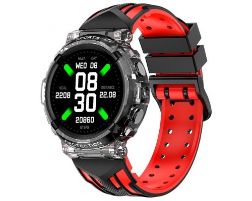 Smartwatch COOL Clever Silicona Negro (Llamadas, Salud, Deporte)