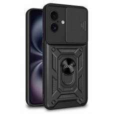 Carcasa COOL para iPhone 16 Hard Ring Negro