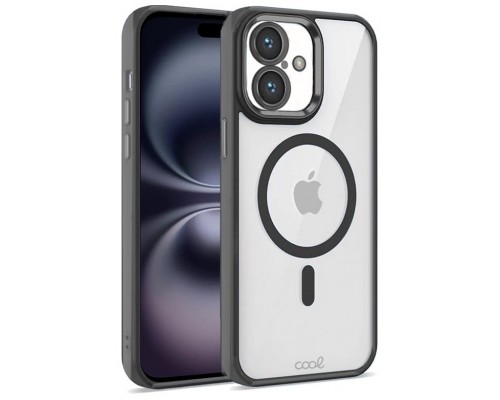 Carcasa COOL para iPhone 16 Magnética Borde Negro