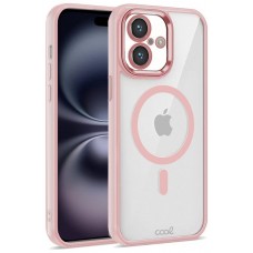 Carcasa COOL para iPhone 16 Magnética Borde Rosa