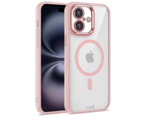 Carcasa COOL para iPhone 16 Magnética Borde Rosa