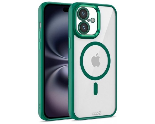 Carcasa COOL para iPhone 16 Magnética Borde Verde