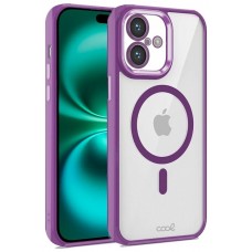 Carcasa COOL para iPhone 16 Plus Magnética Borde Violeta