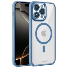 Carcasa COOL para iPhone 16 Pro Magnética Borde Celeste