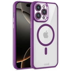Carcasa COOL para iPhone 16 Pro Magnética Borde Violeta