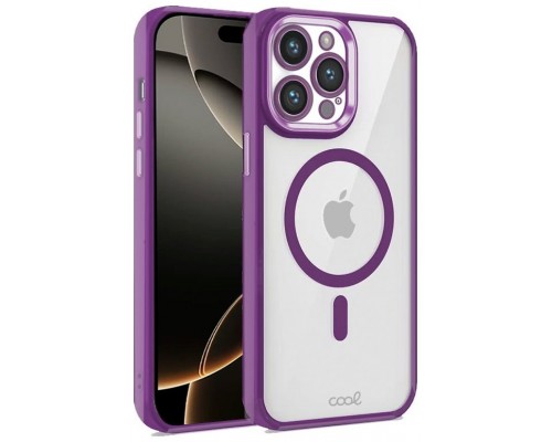 Carcasa COOL para iPhone 16 Pro Magnética Borde Violeta