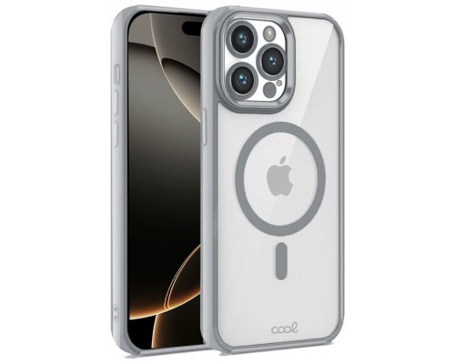 Carcasa COOL para iPhone 16 Pro Magnética Borde Plata