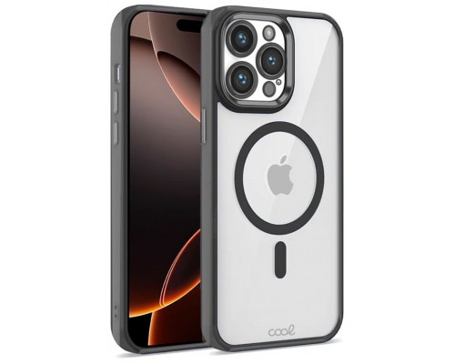Carcasa COOL para iPhone 16 Pro Max Magnética Borde Negro