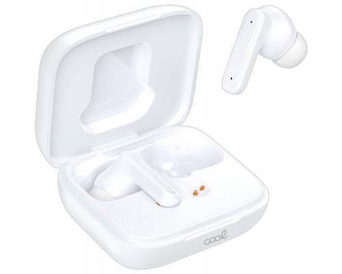 Auriculares Stereo Bluetooth Earbuds Lcd COOL Ambient Blanco